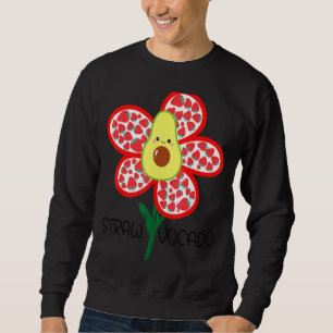 Straw Vocado Flower Sweatshirt