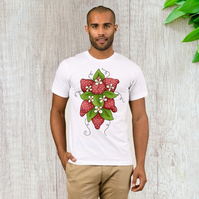 Strawberries and Blossoms Mens T-Shirt (Creator Uploaded)