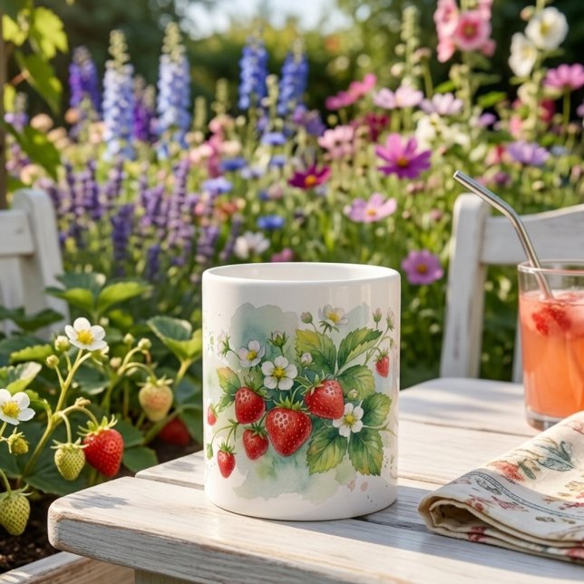 Strawberries and blossoms Speciality Mug (Creator Uploaded)