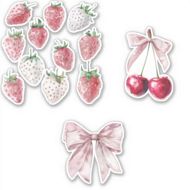  Strawberries and Cherries (Front)
