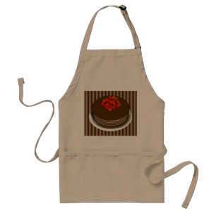 Strawberries and Chocolate Cake Apron