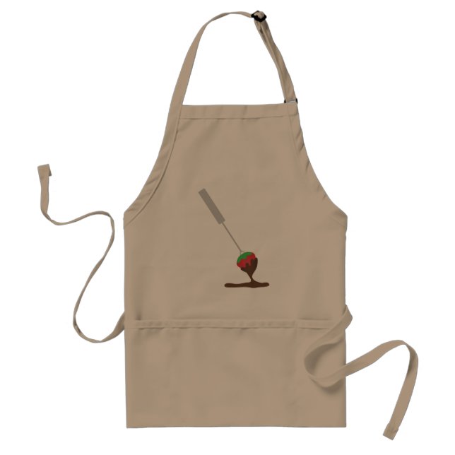 Strawberries and Chocolate Fondue Standard Apron (Front)