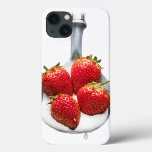Strawberries and Cream iPhone 13 Case