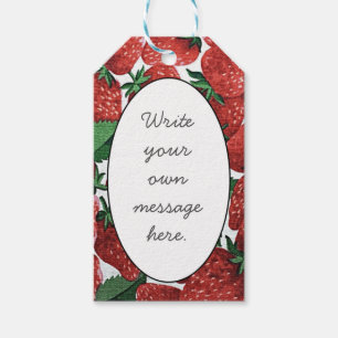 Strawberries and Cream Gift Tags