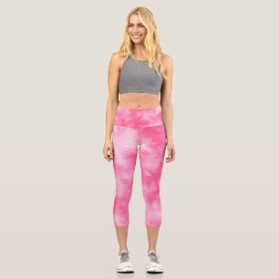 Strawberries and cream High Waisted Capris