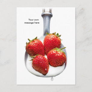 Strawberries and Cream Postcard