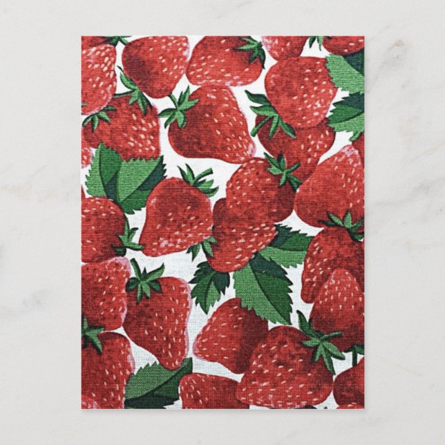 Strawberries and Cream Postcard (Front)