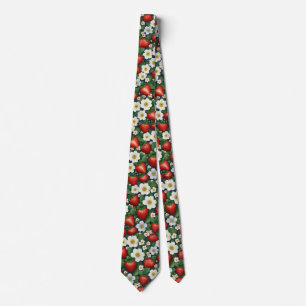 Strawberries and Cream Tie