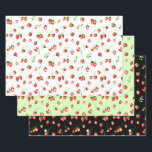 Strawberries and Daisies Pattern Wrapping Paper Sheet<br><div class="desc">These fun and whimsical wrapping paper sheets are versatile and can be used for giving gifts or art and craft projects. They are ideal for any occasion such as birthdays,  weddings,  bridal showers,  baby showers,  anniversaries or general gifts. The design features watercolor strawberries,  daisies and foliage.</div>