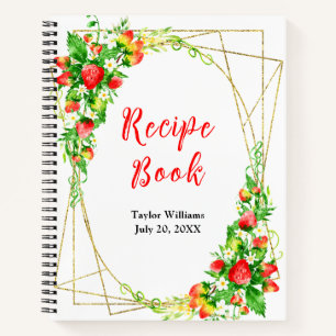Strawberries and Daisies Recipe Book