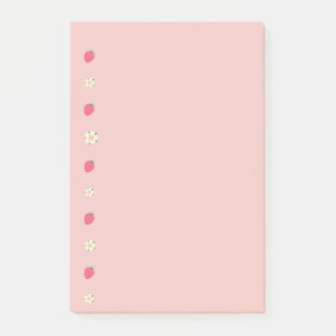 Strawberries and Flowers Post-it Notes
