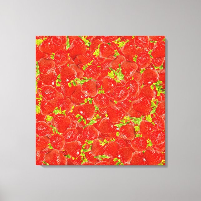Strawberries Canvas Print (Front)