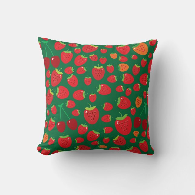 Strawberries Cushion (Front)