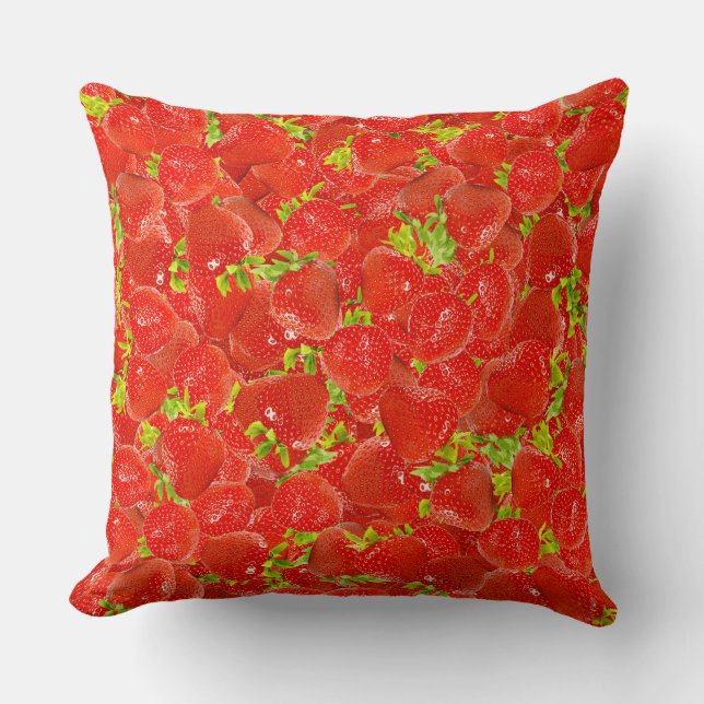 Strawberries Cushion (Front)