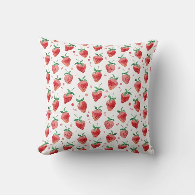 Strawberries Cushion (Front)