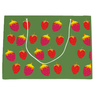 Strawberries Custom Gift Bag