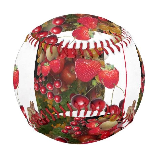 Strawberries Fruits Baseball (Front)
