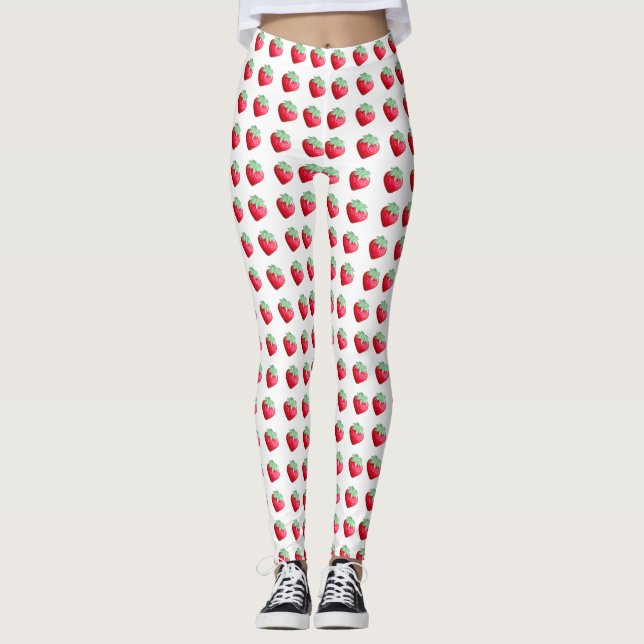 Strawberries Galore Leggings (Front)