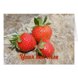 Strawberries Greeting Card