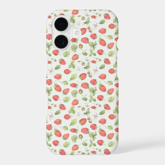 Strawberries|| iPhone Case (Back)