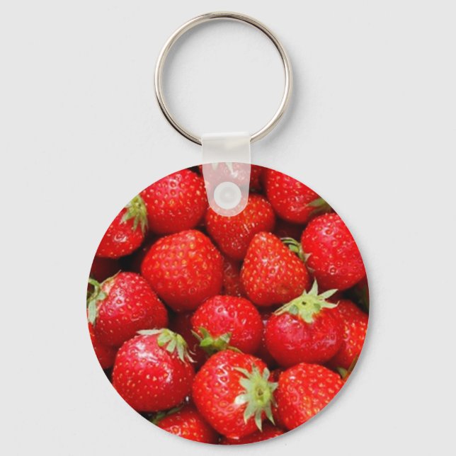 Strawberries Key Ring (Front)