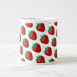 Strawberries Large Coffee Mug