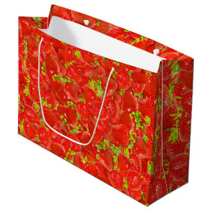 Strawberries Large Gift Bag