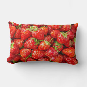 Strawberries Lumbar Cushion
