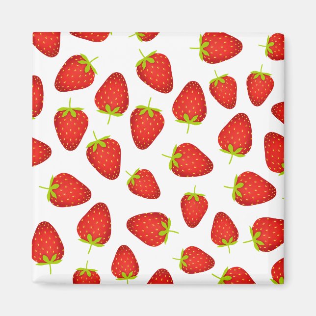 Strawberries Magnet (Front)