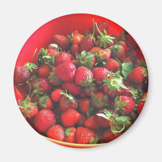 Strawberries Magnet (Front)