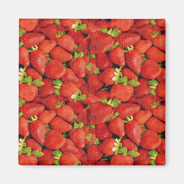 Strawberries Magnet (Front)