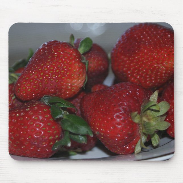 strawberries mouse pad (Front)