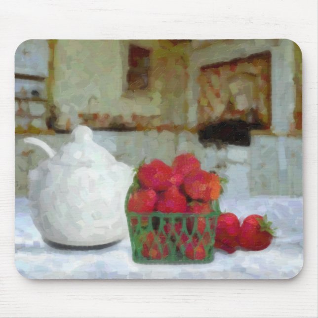 Strawberries Mouse Pad (Front)
