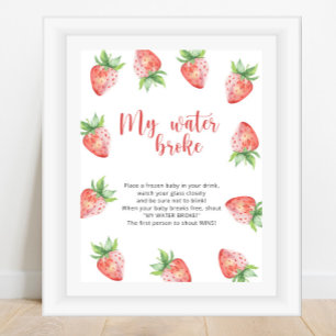 Strawberries - my water broke game poster