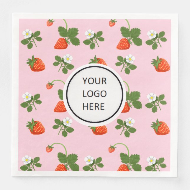 Strawberries Napkin (Front)