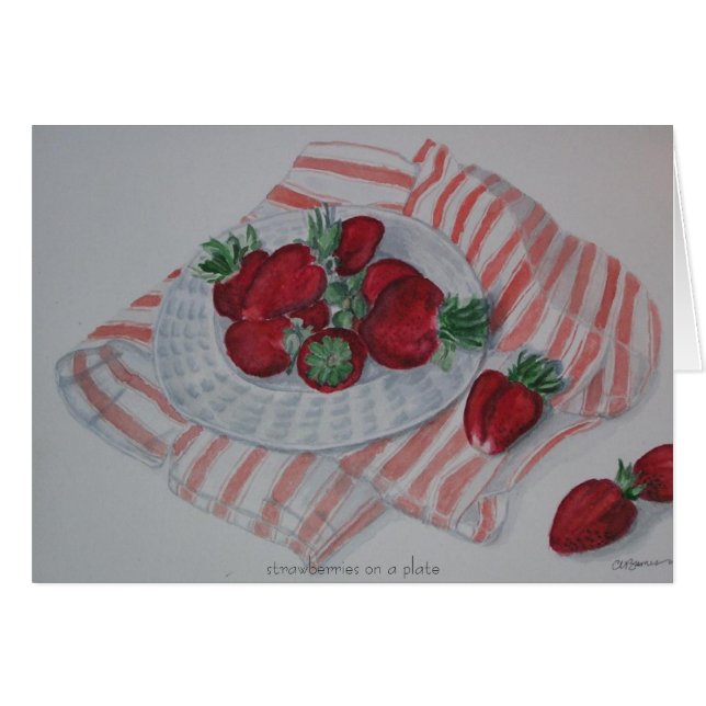 Strawberries on... - (Front Horizontal)