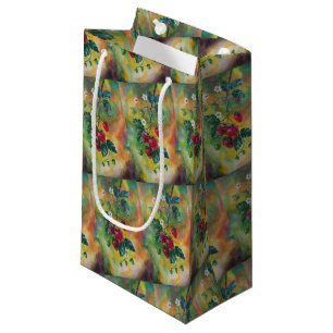 Strawberries on a Summer Vine by Alfred Fox Small Gift Bag