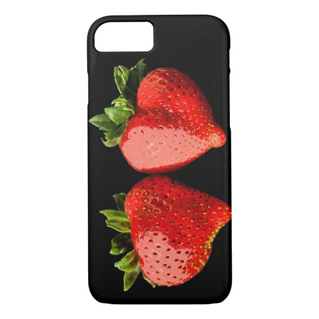 Strawberries phone case (Back)