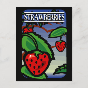 Strawberries Postcard