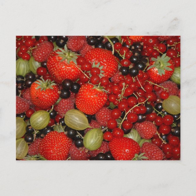Strawberries Postcard (Front)