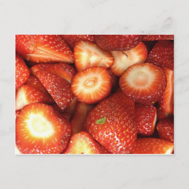 Strawberries! Postcard (Front)