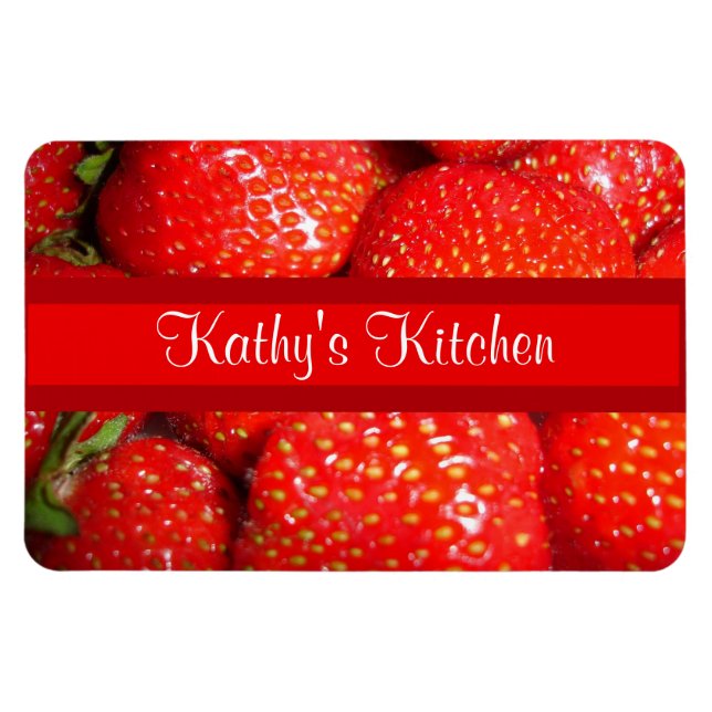 Strawberries Premium Magnet (Horizontal)