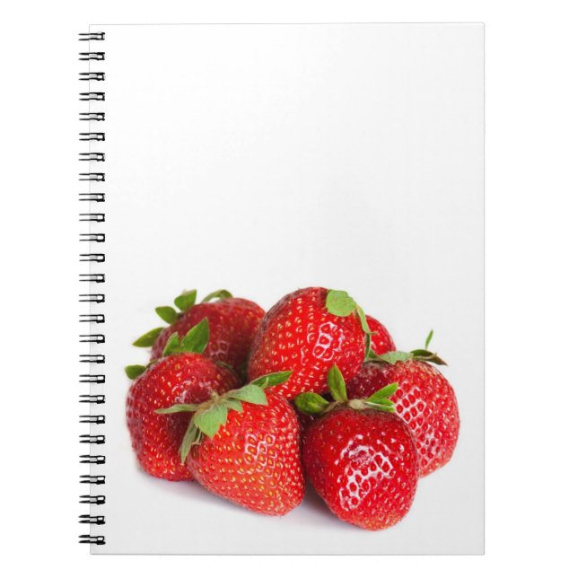 Strawberries Spiral Notebook (Front)