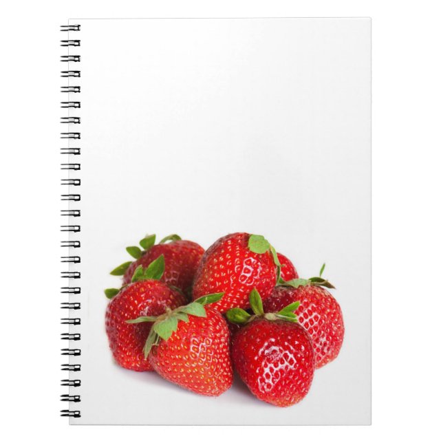Strawberries Spiral Notebook (Front)