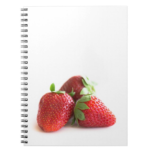 Strawberries Spiral Notebook (Front)
