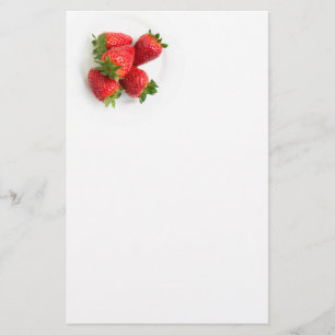 Strawberries Stationery