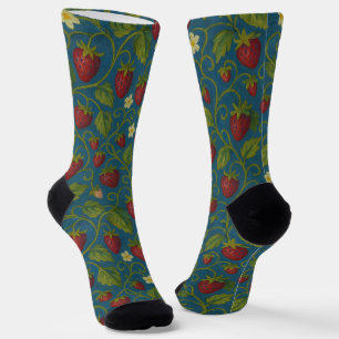 Strawberries Strawberry Vines Nature Lovers        Socks