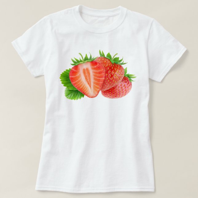 Strawberries T-Shirt (Design Front)
