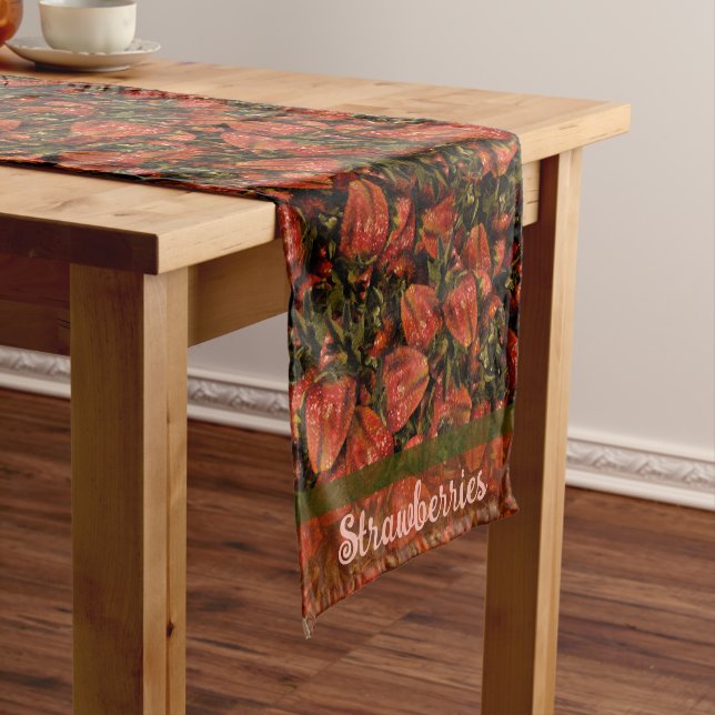 Strawberries Table Runner (In Situ)