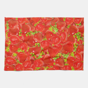 Strawberries Tea Towel